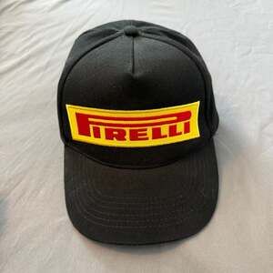 Pirelli Official Merchandise Black Baseball Cap Hat